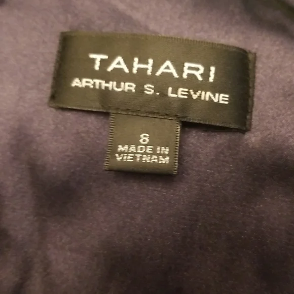 Stunning Tahari navy and white dress NWT - Picture 10 of 15